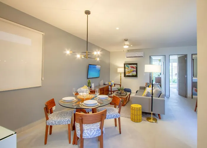 Chic Beachfront Ocean View Rooftop Pools Holiday home Akumal
